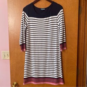 Fleur Bleue Stripe Dress